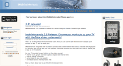 Desktop Screenshot of imobileintervals.com